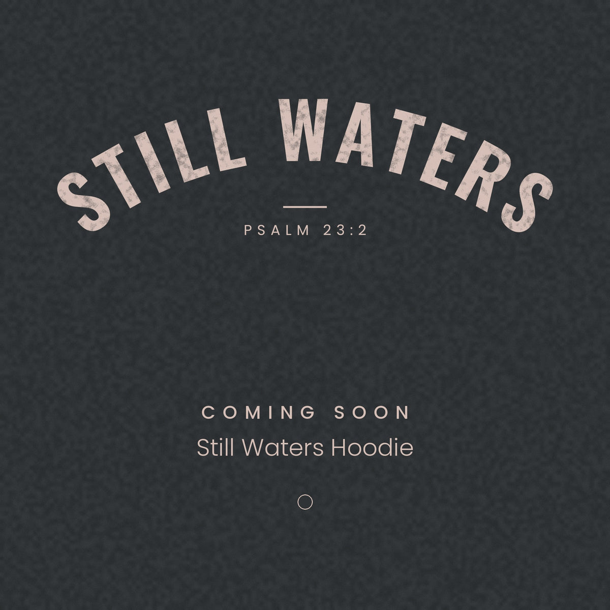 Still Waters Hoodie | Washed Black